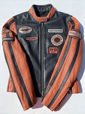 Harley Davidson Women WHIRLWIND Leather Jacket XS Racing Harley Davidson Women WHIRLWIND Leather Jacket XS Racing