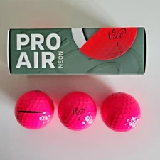 Vice Golf Pro Air PINK Golf Balls - 1 or 3 Balls - You Pick