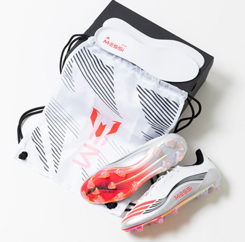 adidas F50 MESSI ELITE FG JP5593 Footwear White/Lucid Red