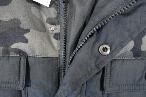DC STAR SHOES CAMO MILITARY GRAY LARGE PUFFER JACKET MENS NWT NEW - Picture 6 of 11