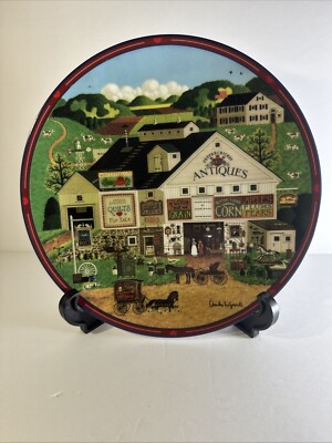 Peppercricket Farms Plate Charles Wysocki Bradford Exchange Limited Ed SIGNED