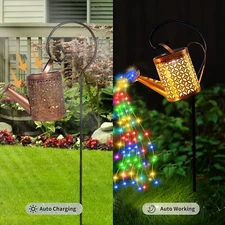 Metal Solar Lamps - Festive Pathway Decorative Lights