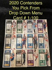 2020-21 Panini Contenders Season Ticket You Pick Card Complete Your Set #1-100