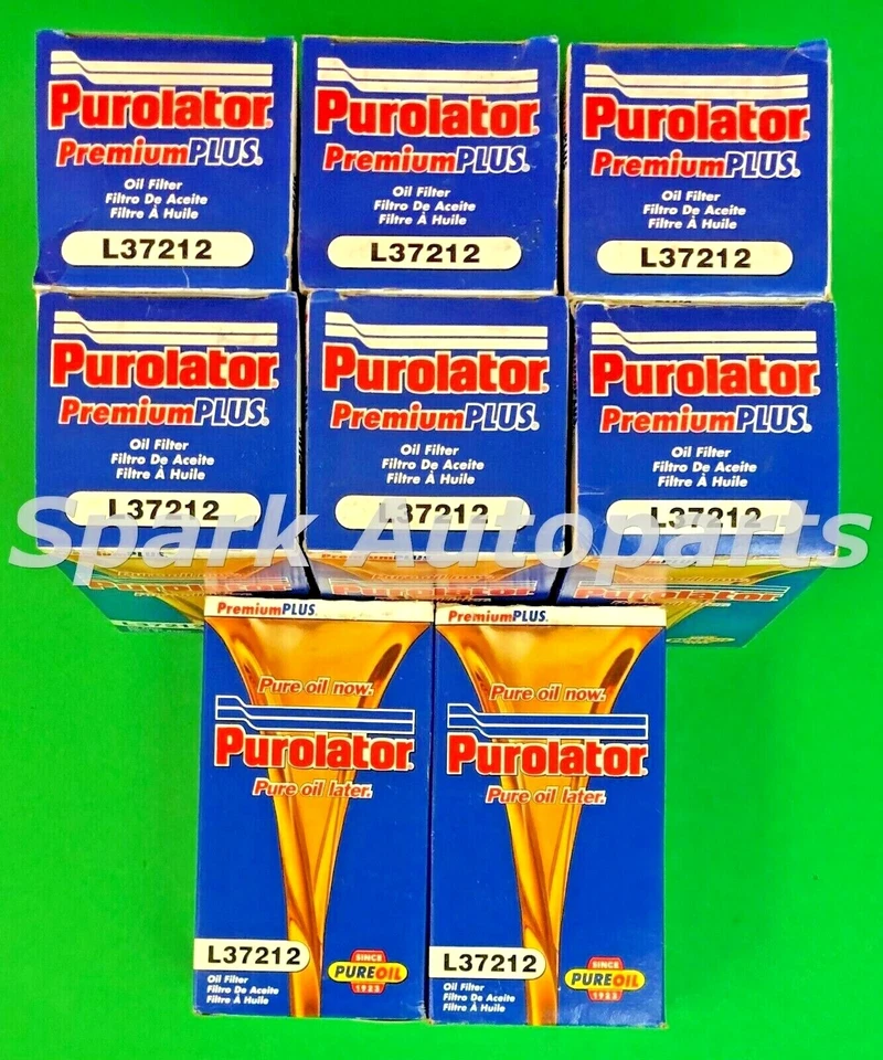New Lot of 8 Engine Oil Filter PUROLATOR L37212 For BMW 530I, 540I, 740I, 850CSi Foto 4 de 4