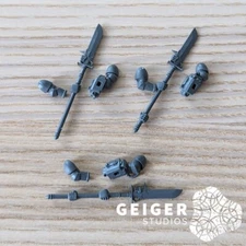 Warhammer 40K Grey Knight Bits | Strike Squad | Force Halberd + Storm Bolter 3x