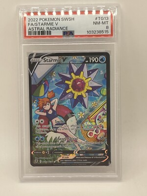 Pokemon Starmie V PSA 8 NM-Mint TG13/TG30 Astral Radiance