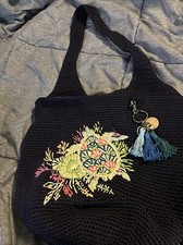 Sakroots Sea Turtle Crochet Hobo Bag