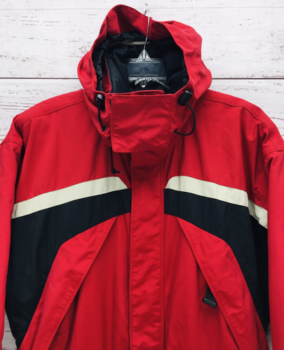 Obermeyer Men’s Ski Suit Snow Suit Size M Full Suit Snowboarding Red One Piece - Picture 8 of 22