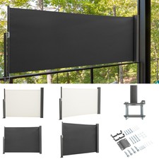 Pull-out Garden Privacy Screen Panel Retractable Fence Patio Side Baffle Fencing