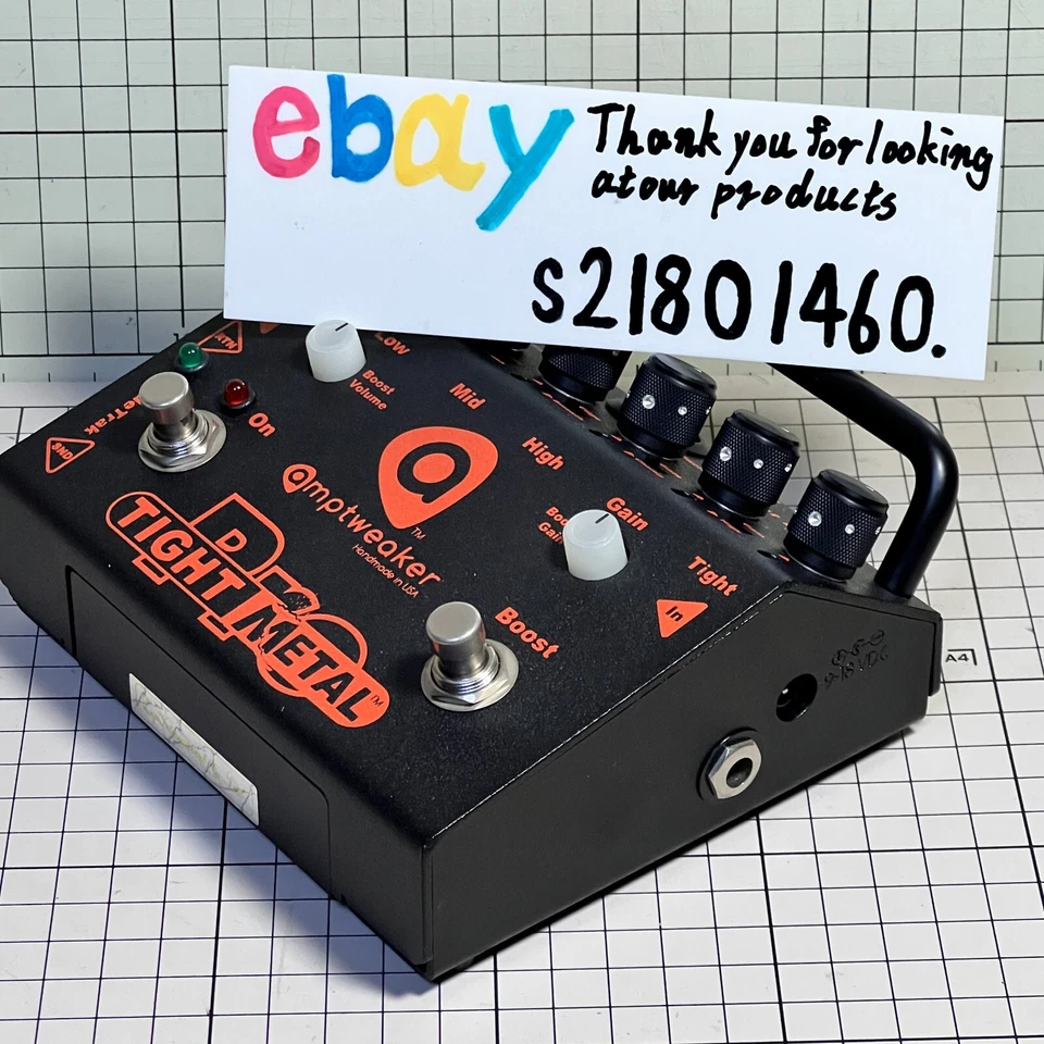 Amptweaker Tight Metal Pro High-Gain Distortion Effects Pedal Near Mint - Image 2 of 4