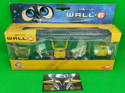 Seltenes DICKIE TOYS SIMBA DISNEY PIXAR WALL-E WALL E RACING FIVE ROBOT SET NEU MISB