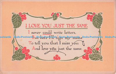 R704281 Ich liebe dich genauso. A. M. Davies. Qualitätskarten
