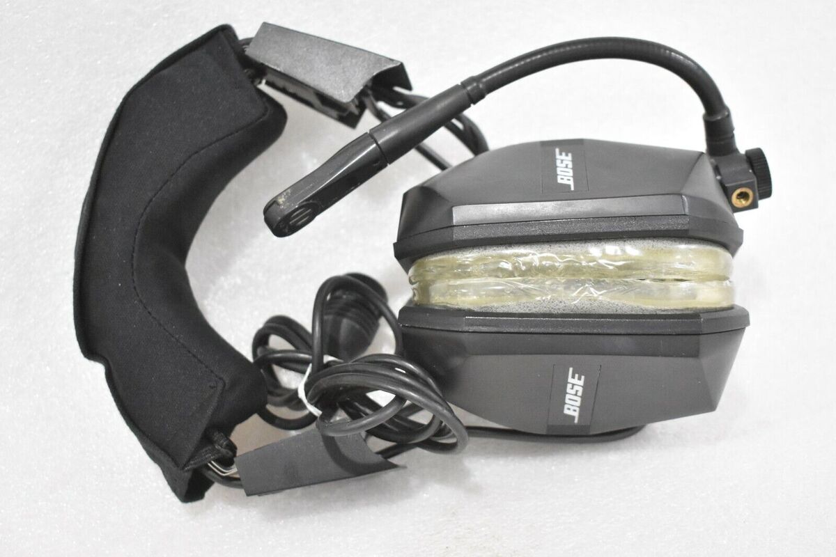 BOSE AH-BG AVIATION PILOT HEADSET SERIES I W/ STRAIGHT CABLE BOSE AH-BG AVIATION PILOT HEADSET SERIES I W/ STRAIGHT CABLE