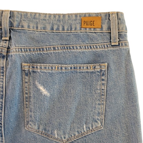 PAIGE Porter Boyfriend Jeans Womens 30 Blue Distressed Mid Rise Denim Stretch - Bild 8 von 11