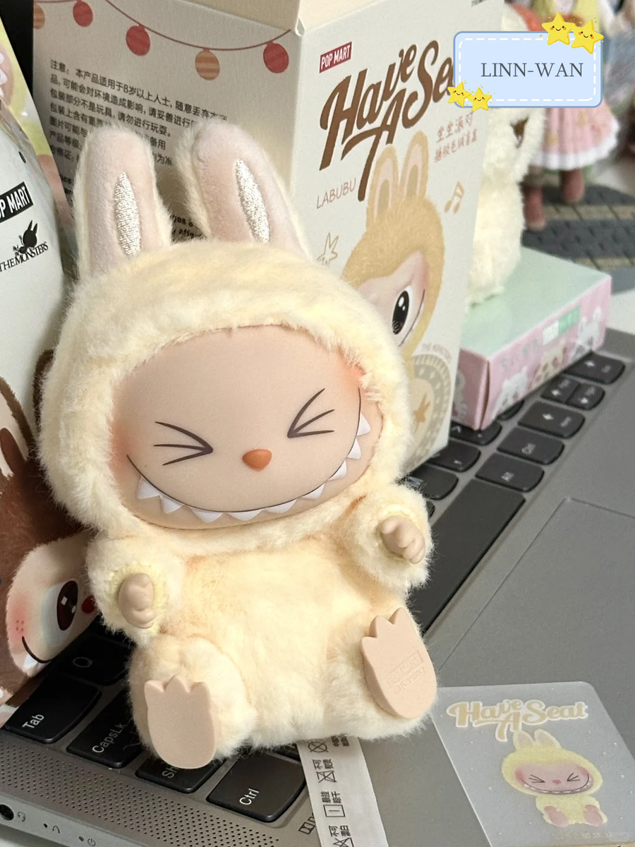 Genuine POP MART LABUBU The Monsters Have A Seat Vinyl Plush Genuine POP MART LABUBU The Monsters Have A Seat Vinyl Plush