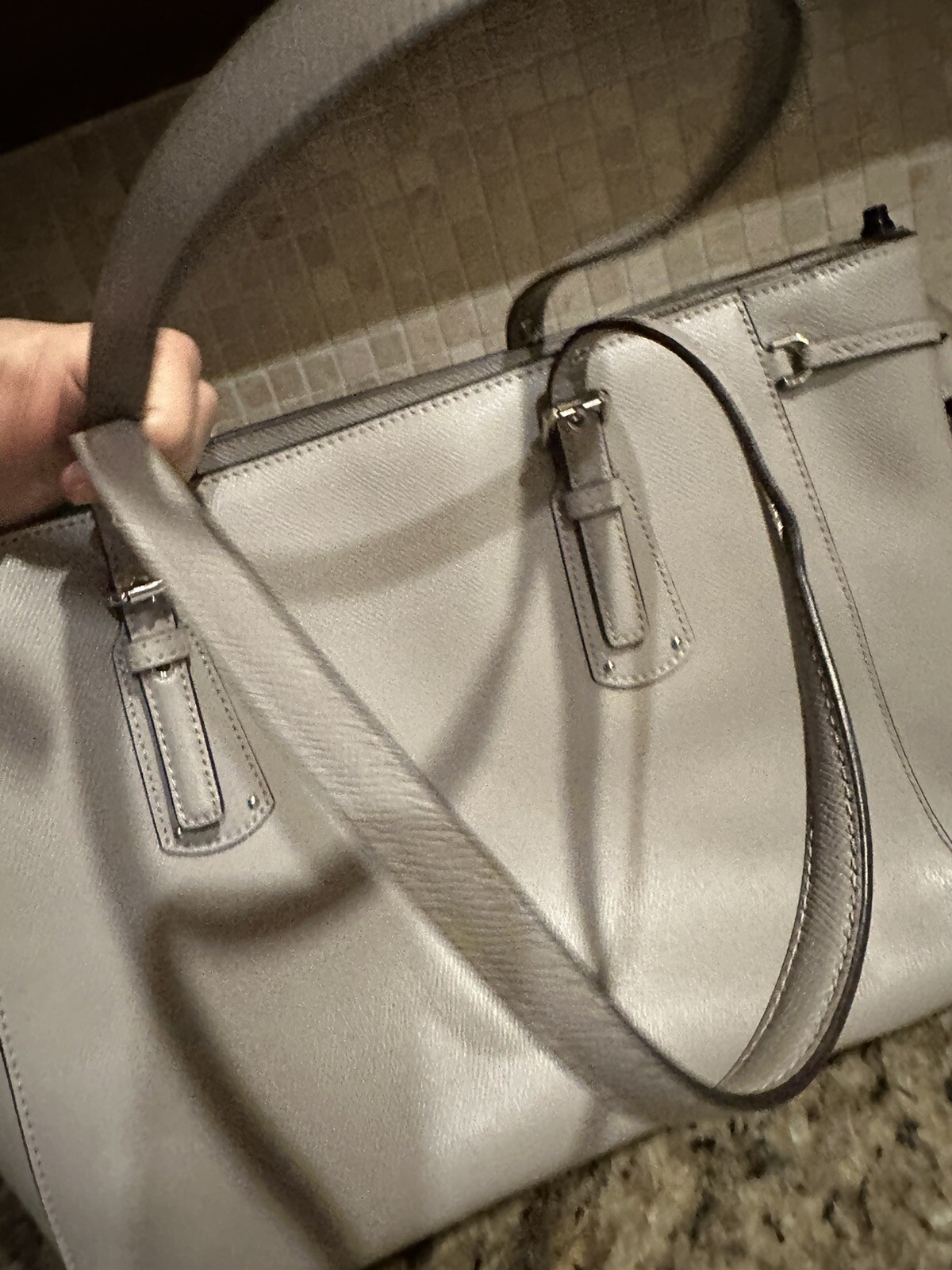 Michael Kors Voyager Grey Multi-Function Top Zip … - image 5