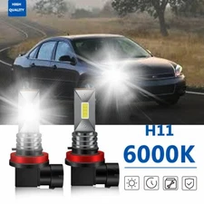 For Auto Impala 2006-2013 H11 LED Headlight Bulbs Conversion Kit Low Beam White
