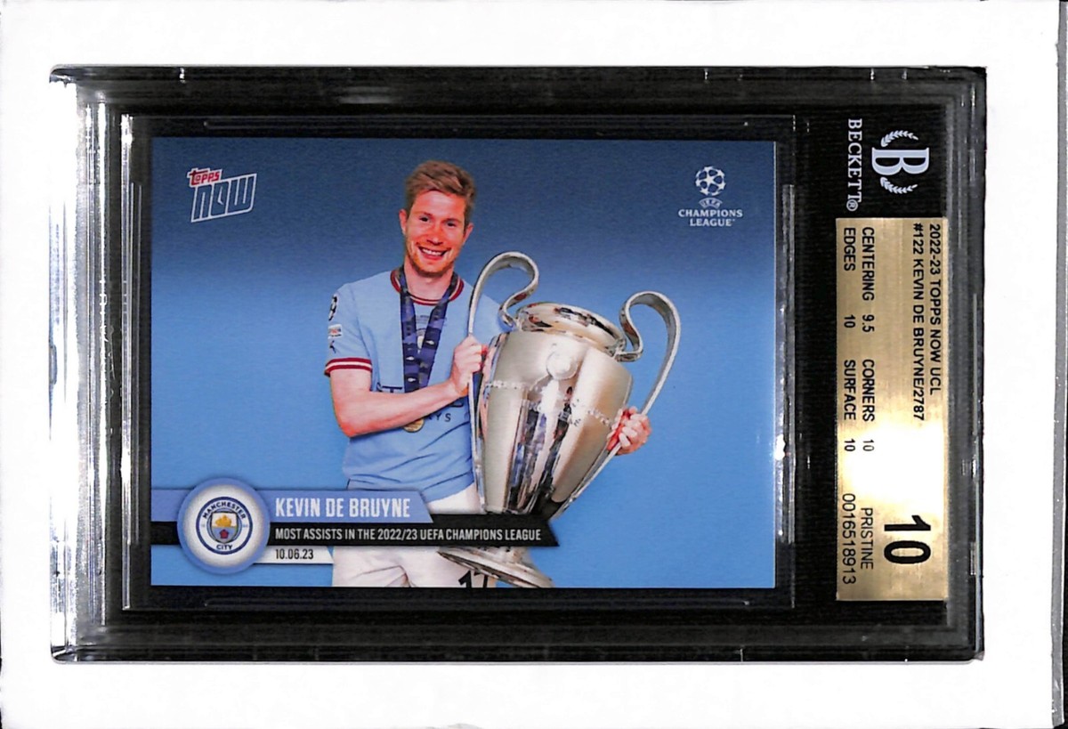 topps now ケビン・デ・ブルイネ マンチェスター・シティ 122 20 2022-23 TOPPS NOW UCL #122 KEVIN DE BRUYNE - BGS PRISTINE 10! | eBay