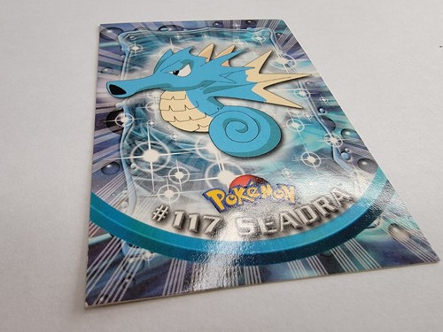 Topps Pokémon TCG Seadra #117 Glossy TV Animation Edition Card MP - Picture 3 of 9