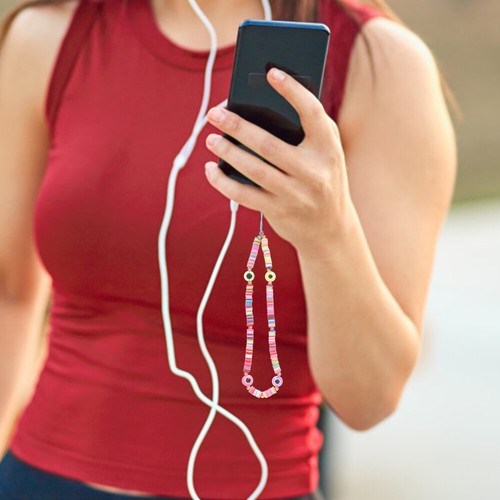 2 szt. Biżuteria do łańcuszka komórkowego Smycz do telefonu-Pasek mocujący Smycz do telefonu komórkowego - Zdjęcie 7 z 12