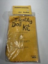 Identity Doll Kit 1978 New Old Stock Craft Kit