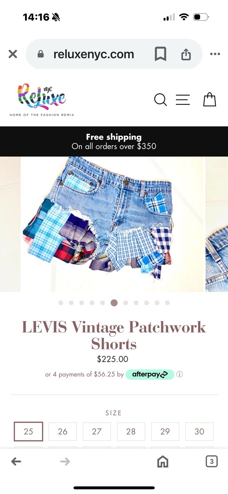 Vintage Levi’s  Patchwork Shorts - image 9