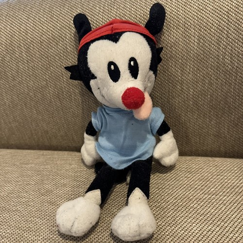 Vintage 90s Animaniacs Wakko & Dot Set Of 2- Warner Bros Bean Bag Plush Cartoon - Picture 3 of 5