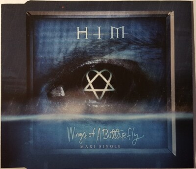 HIM / WINGS OF A BUTTERFLY -cd-single Heartagram Records release! Finland
