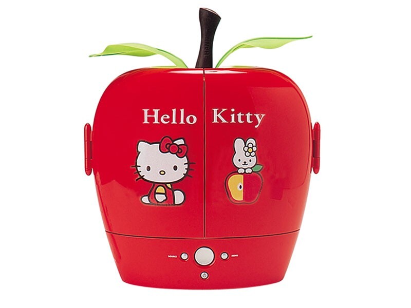 Sanrio Hello Kitty♡Apple-type TV 9.6 LCD Red Rare Unused from 