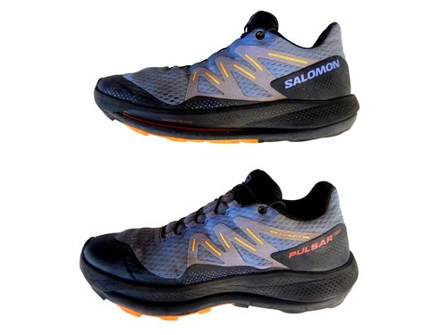 Salomon 'Pulsar Trail' Women's Purple Black Hiking Running Shoes - US 7 EU 38.5 - Picture 2 of 10