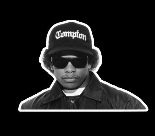Eazy E N.W.A Die Cut Sticker Decal - 第 1/1 張圖片