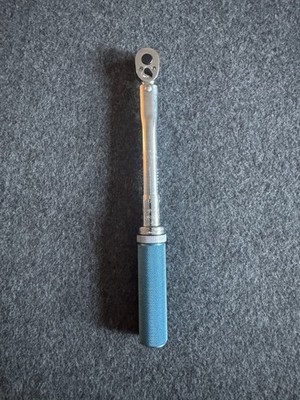 Vintage Snap-on QJMR12C 1/4'' Drive Click Torque Wrench Blue Handle USA