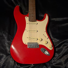Fender 50 Fender Strat Right-Handed 6-String Red Solid Wood Electric Guitar