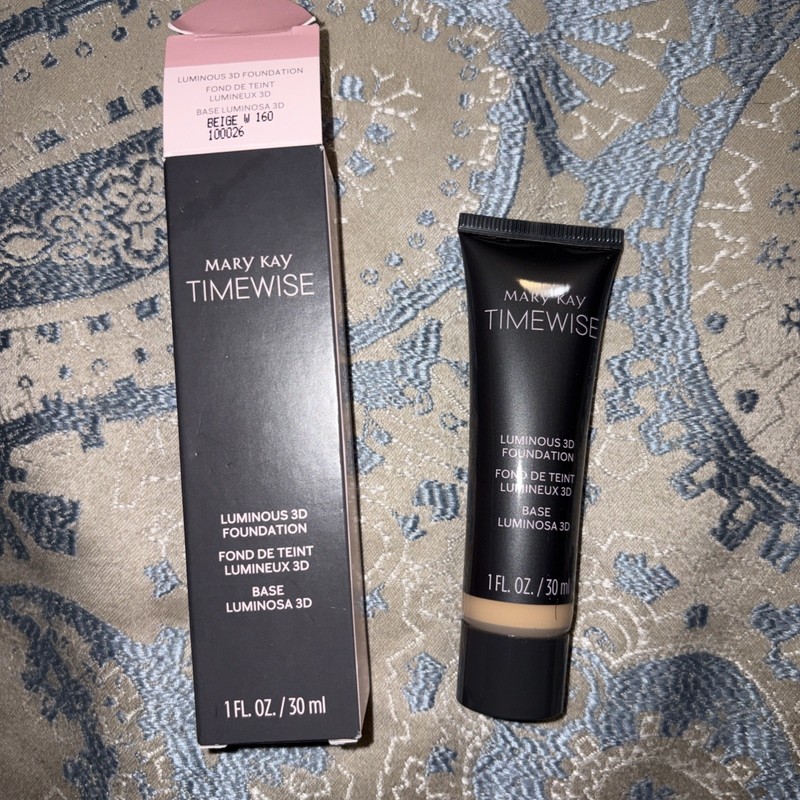 Mary Kay TImewise Luminous 3D Foundation - Beige W160 (100026) - NIB