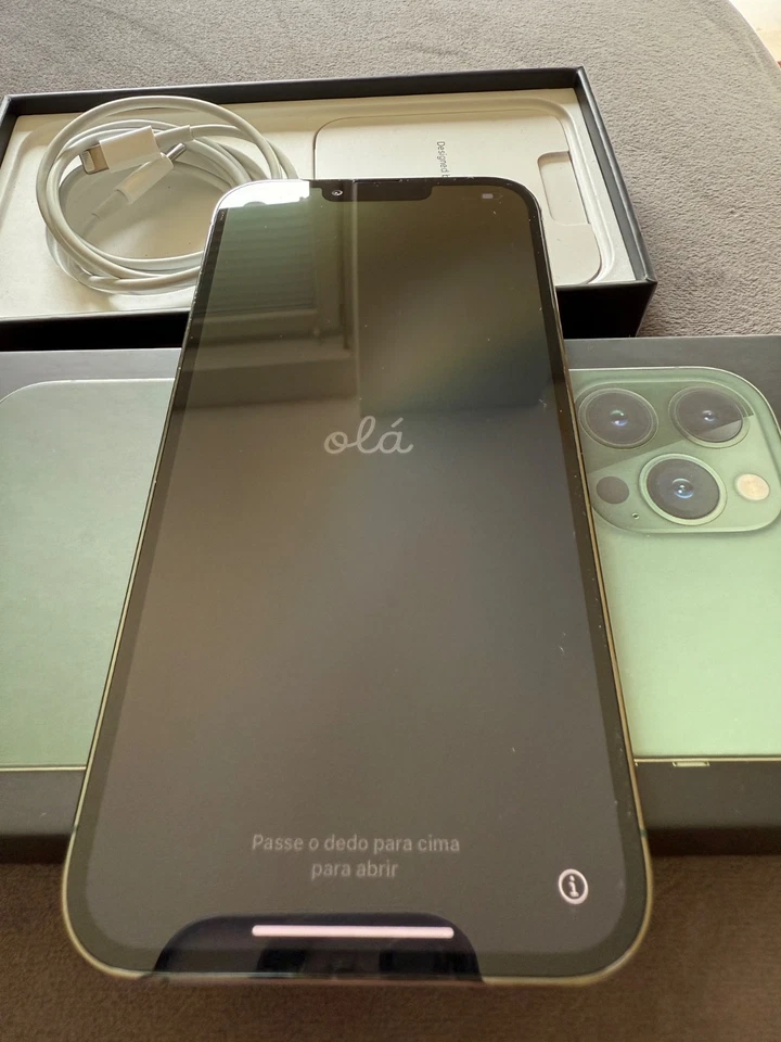 Apple iPhone 13 Pro Max A2643 (CDMA | GSM) - 512GB - Alpine Green TOP gepflegt - Bild 3 von 4