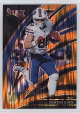 2025 Panini Select Club Level Orange Shock Prizm /399 Dawson Knox #286 1rj7