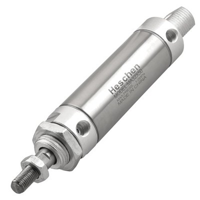 Heschen Mini-Pneumatikzylinder Edelstahl MA 32-50 doppeltwirkend PT1/8 Port