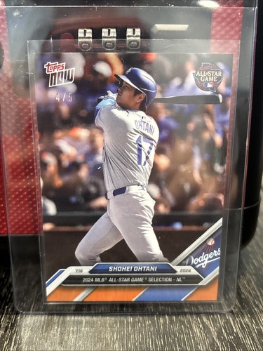 2024 Topps Now - MLB All-Star Game Shohei Ohtani #ASG-SO ORANGE /5!!