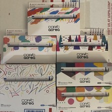 Copic Acrea Lot 6 Pack 24 12 6 Markers Vivid - Dusk - Deep - Light C47