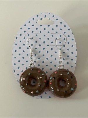 Schmuck Ohrringe Weihnachten Echt Silber Ohrharken Handmade Osternest Kuchen