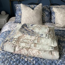 Stunning Laura Ashley Belvedere duck Curtains, Cushions & Material Bundle