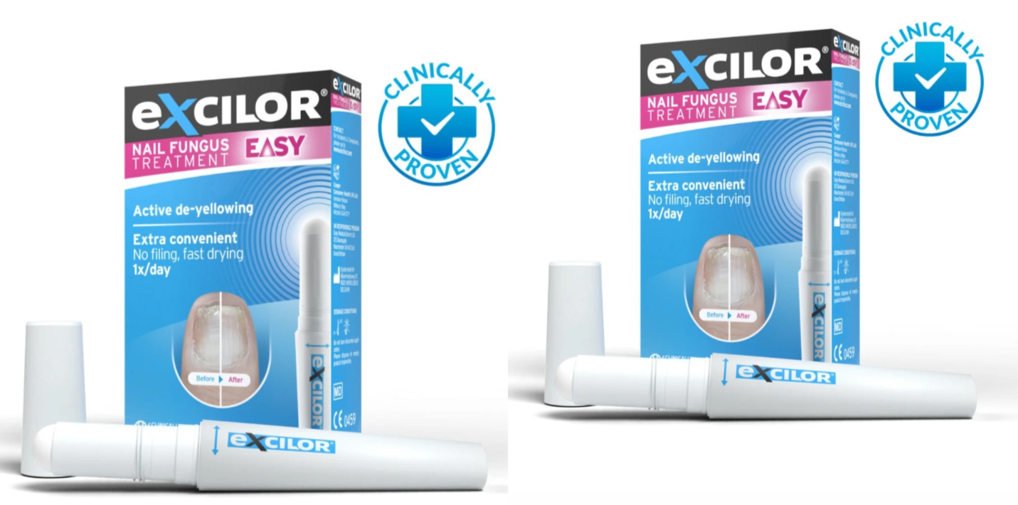 Excilor Nail Fungus Treatment Pen 4ml x2 Anti Fungal Thick Yellow Nails