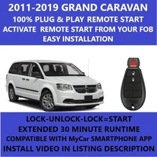 Plug & Play Remote Starter Fits 2011-2019 Dodge Caravan