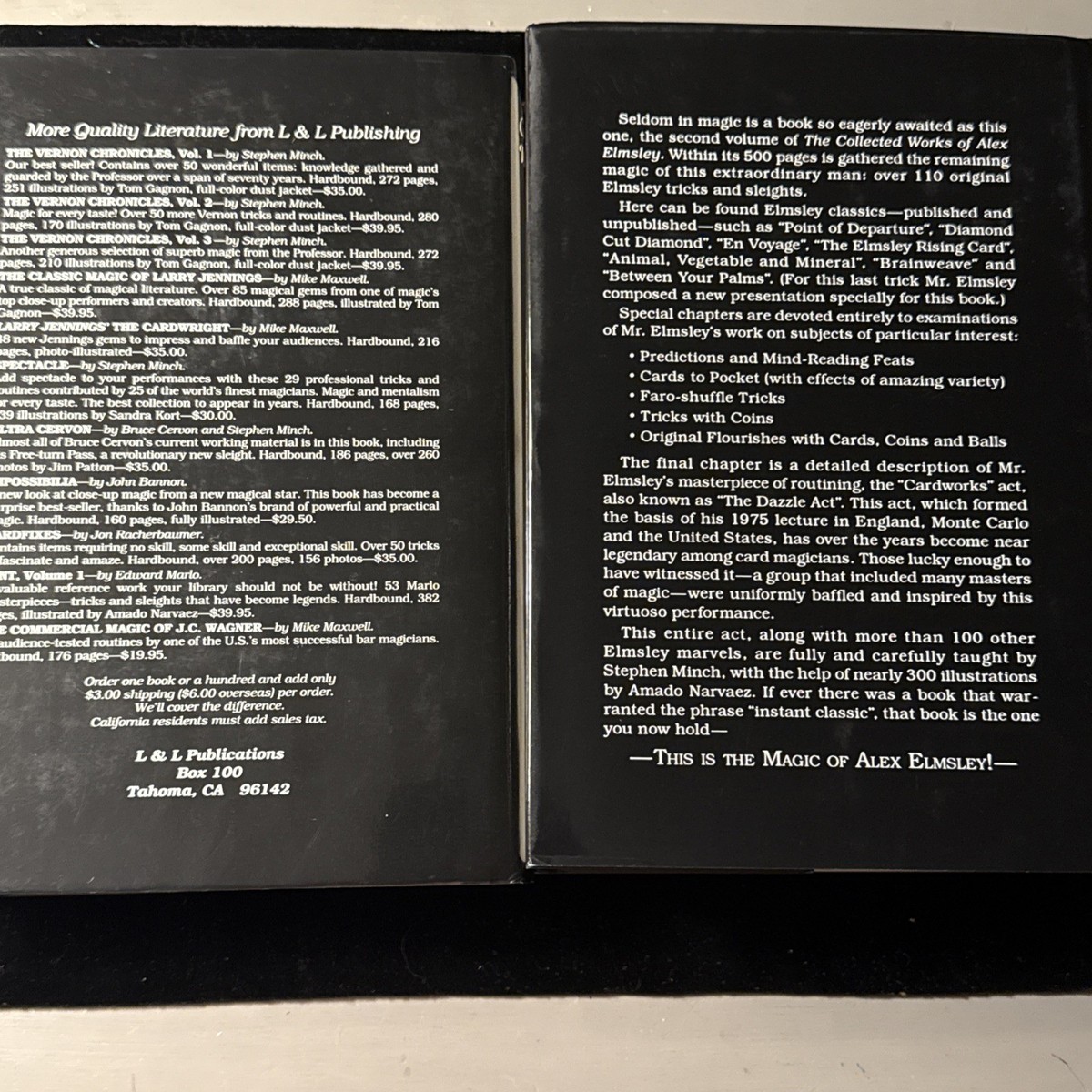 The Collected Works Of Alex Elmsley Vol 1 & 2 - Stephen Minch 1st