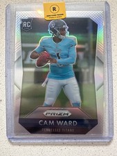 Cam Ward 2025 Panini Prizm #1 Silver Prizm RC Rookie Tennessee Titans