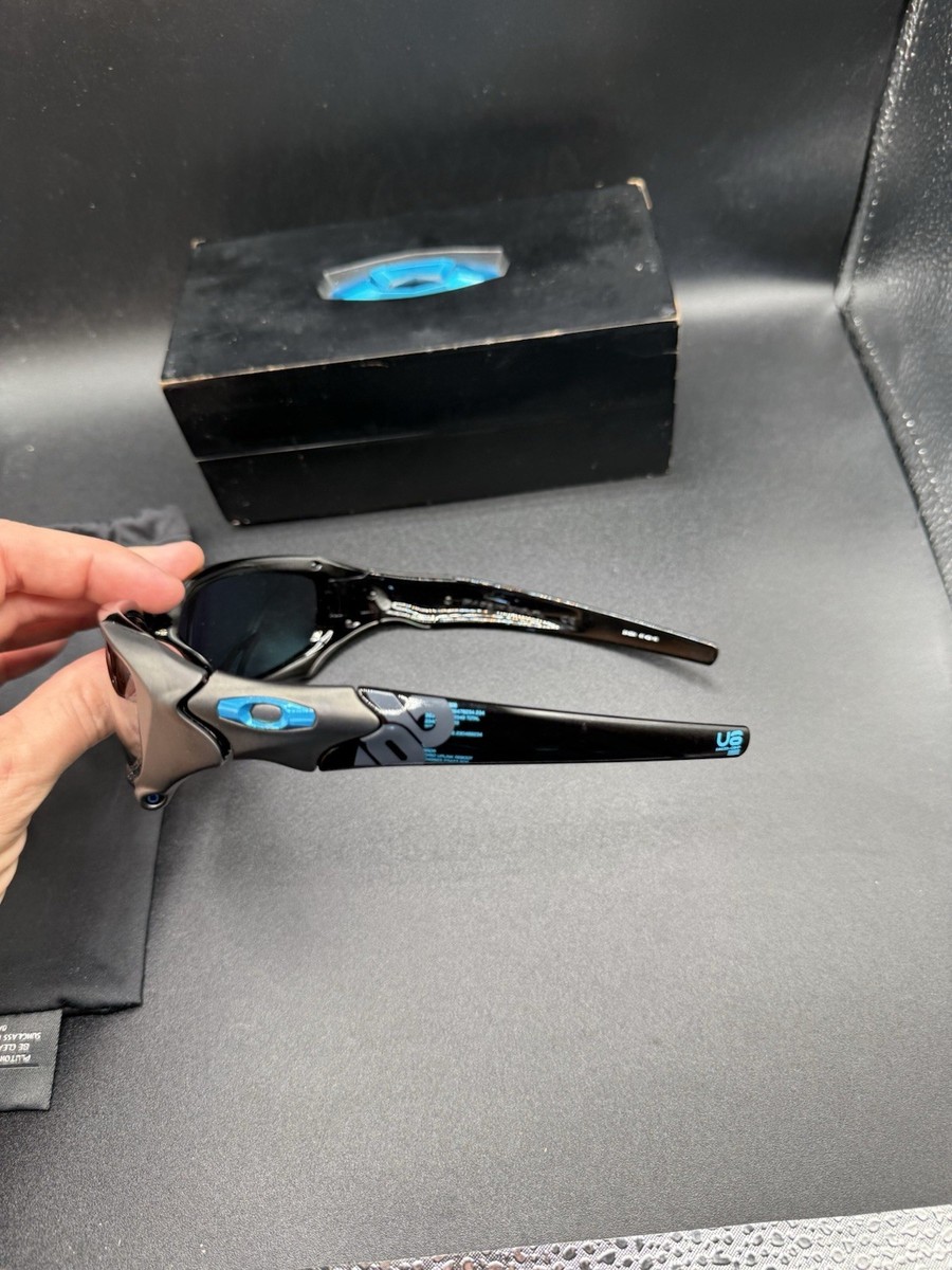 Oakley Pit Boss Tron Polished Black Gunmetal Black Irid Polar Lens