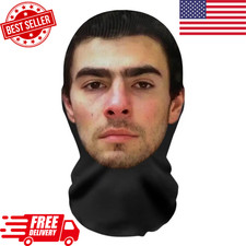 Cosplay Headwear Fashion Balaclava 3D Printed Full Face Mask Elastic Mesh, 1PC