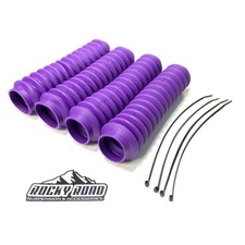 Rocky Road Purple 2 X 11 Universal Shock Absorber Dust Boots Covers Set Of 4