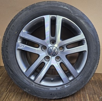 1 orig. VW Golf 5 6 Touran Alufelge 6,5x16 ET50 1K0601025BM DF 205/55 4,5mm 2017