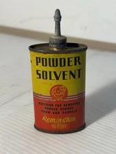 Vintage Lead Top Remington Powder Solvent—Can   Read!!